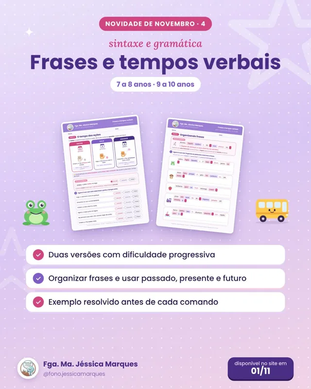 Prévia do material Frases e tempos verbais